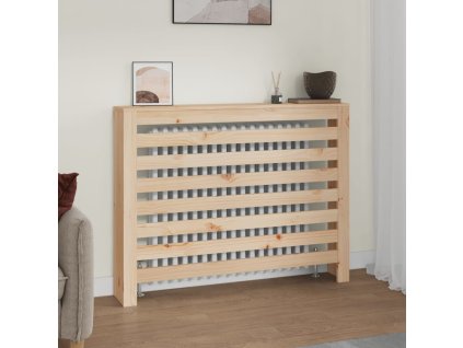 vidaXL Kryt na radiátor 108,5x19x84 cm masívna borovica