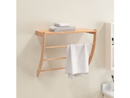 vidaXL Stojany na uteráky 60x25,5x49 cm masívny orech