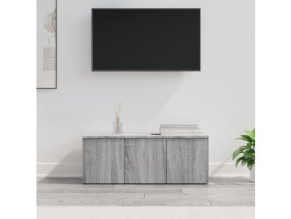 vidaXL TV skrinka sivý dub sonoma 80x34x30 cm spracované drevo
