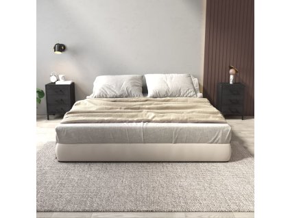 vidaXL Nočné stolíky 2 ks čierne 40x30x55 cm borovicový masív