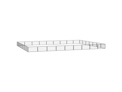 vidaXL Ohrádka pre psov 32 panelov čierna 100x50 cm práškovaná oceľ
