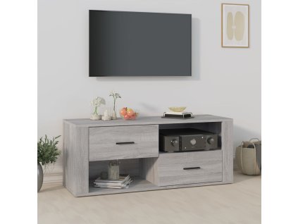 vidaXL TV skrinka sivý dub sonoma 100x35x40 cm spracované drevo