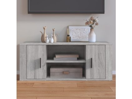 vidaXL TV skrinka sivý dub sonoma 100x35x40 cm spracované drevo