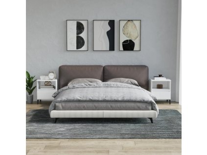 vidaXL Nočné stolíky 2 ks biele 40x35x50 cm