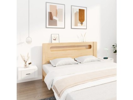 vidaXL Nástenné nočné stolíky 2 ks biele 50x36x25 cm