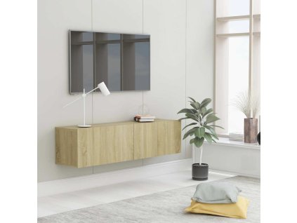 vidaXL TV skrinka, dub sonoma 120x30x30 cm, kompozitné drevo