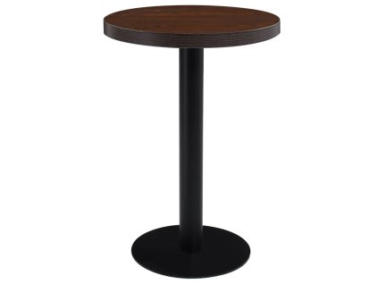 vidaXL Bistro stolík tmavohnedý 60 cm MDF