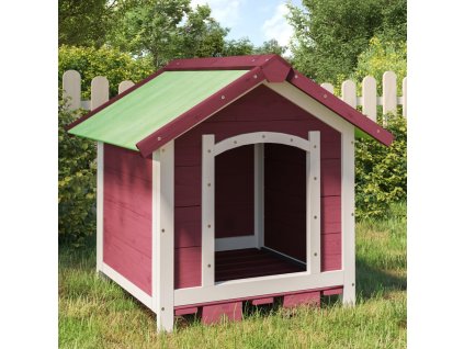 vidaXL Koterec pre psa káva mocha 65x65x61,5 cm borovicový masív