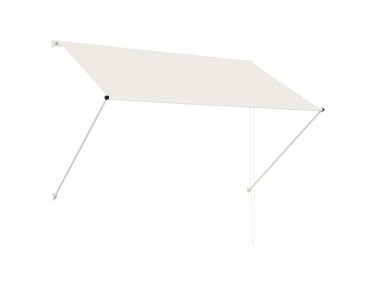 vidaXL Zaťahovacia markíza 200x150 cm krémová