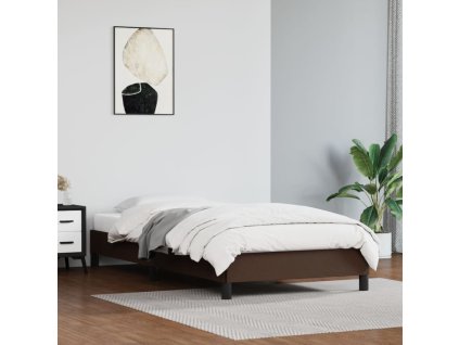 vidaXL Posteľný rám hnedý 80x200 cm umelá koža