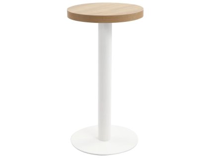 vidaXL Bistro stolík bledohnedý 40 cm MDF