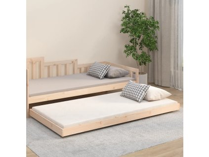 vidaXL Posteľný rám bez matraca 80x200 cm borovicový masív