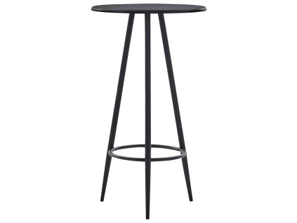 vidaXL Barový stôl čierny 60x107,5 cm MDF