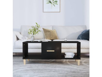 vidaXL Konferenčný stolík čierny 102x50x40 cm kompozitné drevo