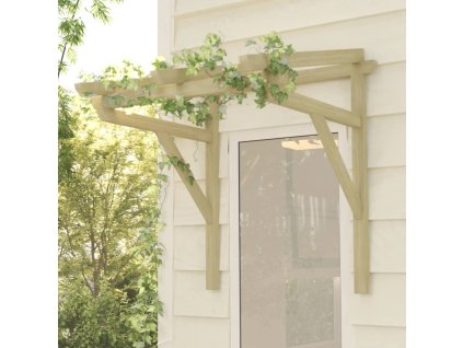 vidaXL Prístrešok nad dvere 100x100x80 cm impregnovaná borovica