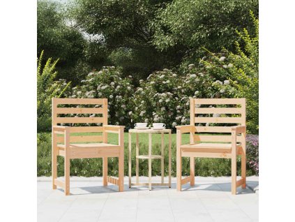 vidaXL Záhradné stoličky 2 ks 60x48x91 cm borovicový masív