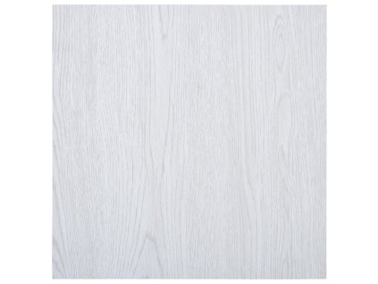 vidaXL Samolepiace podlahové dosky 5,11 m², PVC, biele