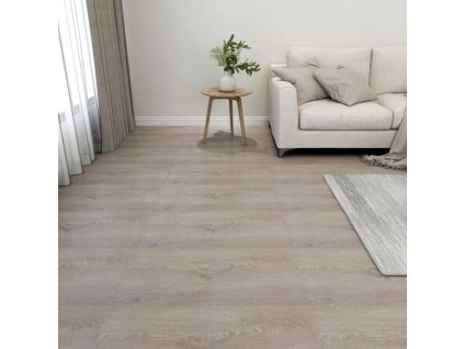 vidaXL Samolepiace podlahové dosky 55 ks, PVC 5,11 m², sivohnedé