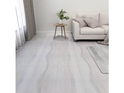 vidaXL Samolepiace podlahové dosky 55 ks, PVC 5,11 m², svetlosivé
