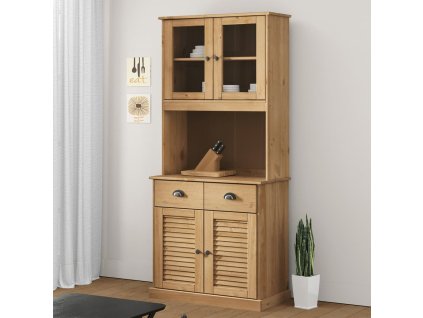 vidaXL Vysoká skrinka VIGO 78x40x175 cm borovicový masív