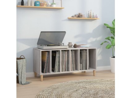 vidaXL Skrinka na platne sivá sonoma 100x38x48 cm kompozitné drevo