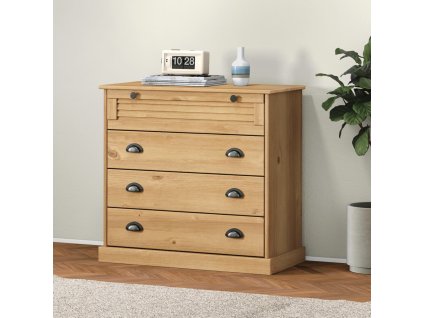 vidaXL Zásuvková skrinka VIGO 80x40x76 cm borovicový masív