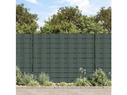 vidaXL Záhradná tieniaca sieť, PVC 70x0,19 m, zelená