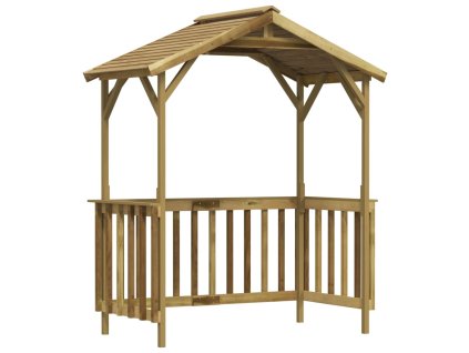 vidaXL Prístrešok na gril 163,5x93x210 cm impregnované borovicové drevo