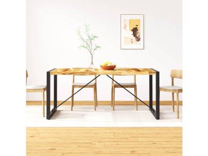 vidaXL Jedálenský stôl, surový mangový masív 180 cm