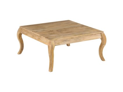vidaXL Konferenčný stolík 80x80x40 cm masívne mangovníkové drevo
