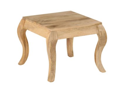 vidaXL Koncový stolík 45x45x40 cm masívne mangovníkové drevo