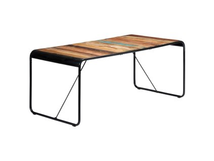 vidaXL Jedálenský stôl 180x90x76 cm, recyklovaný masív