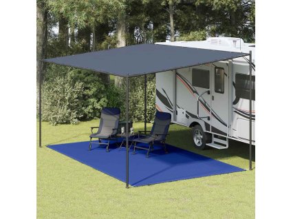 vidaXL Koberec do stanu 300x600 cm modrý HDPE