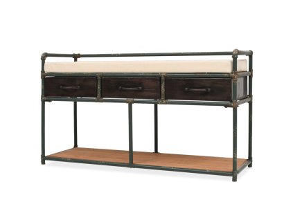 vidaXL Úložná lavica so sedákom, 107,5x34,5x59 cm