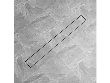 vidaXL Rovný sprchový odtok, 1030x140 mm, nerezová oceľ