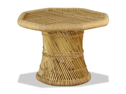 vidaXL Konferenčný stolík, bambus, osemuholník 60x60x45 cm