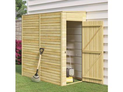 vidaXL Záhradná kôlňa 100x210x218 cm impregnovaná borovica