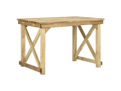 vidaXL Záhradný stôl 110x79x75 cm impregnovaná borovica