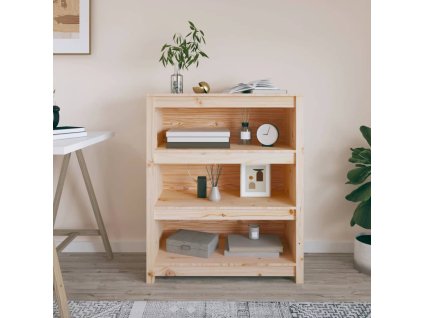 VidaXL Knižnica 80x35x97 cm masívna borovica