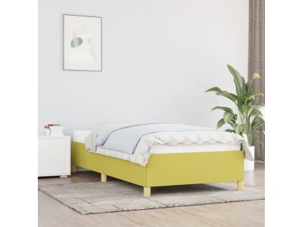 vidaXL Posteľný rám zelený 80x200 cm látka
