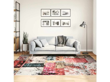vidaXL Prateľný koberec patchwork 160x230 cm viacfarebný protišmykový