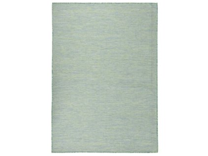 vidaXL Vonkajší koberec s plochým tkaním 200x280 cm tyrkysová