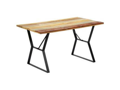 vidaXL Jedálenský stôl 140x80x76 cm, recyklovaný masív