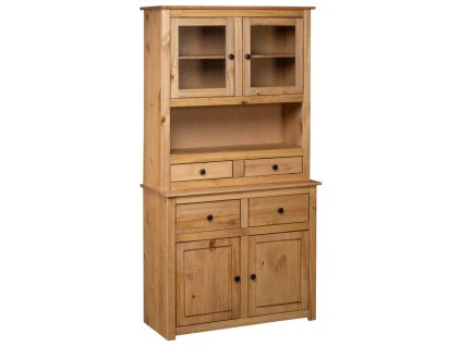 vidaXL Vysoká skrinka 93x40,5x180 cm masívna borovica Panama Range