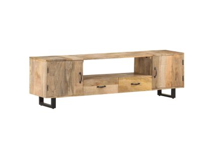 vidaXL TV skrinka 160x30x45 cm masívne mangovníkové drevo