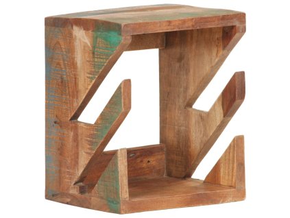 vidaXL Nástenný držiak na skateboard 25x20x30 cm masívne recyklované drevo