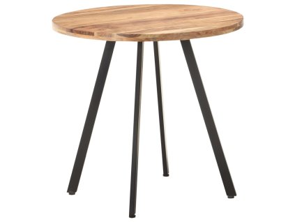 vidaXL Jedálenský stôl 80 cm masívne akáciové drevo