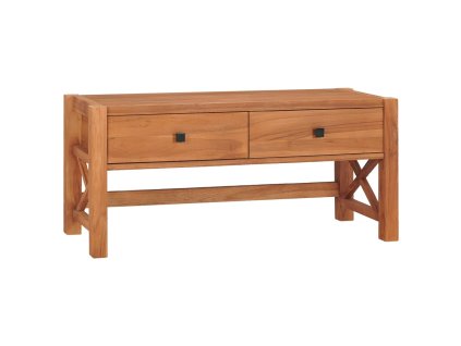 vidaXL TV skrinka 100x40x45 cm, tíkové drevo