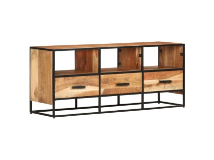 vidaXL TV skrinka 110x30x45 cm akáciový masív