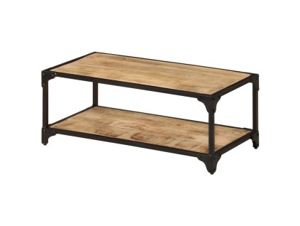 vidaXL Konferenčný stolík 90x45x35 cm surový mangový masív